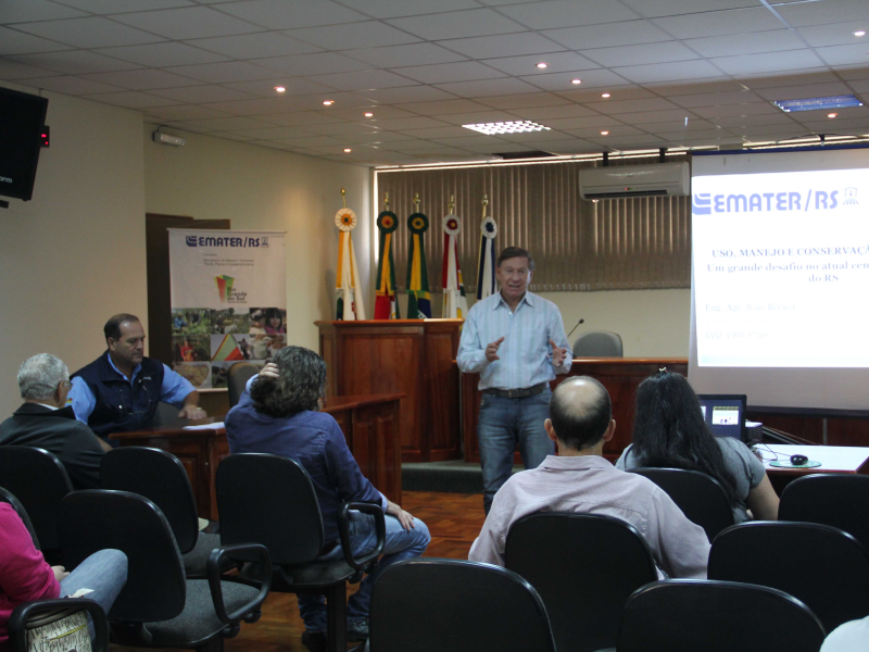 SECRETARIA DE AGRICULTURA REALIZA PALESTRA SOBRE MANEJO DO SOLO